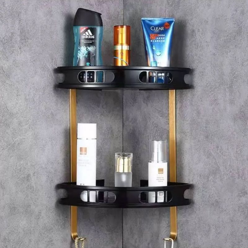 Modern Bathroom Hardware Set Bath Shelf Paper Holder Bathroom Accessory Kit Clearhalo 'Bathroom Hardware Sets' 'Bathroom Hardware' 'Bathroom Remodel & Bathroom Fixtures' 'bathroom_hardware_sets' 'Home Improvement' 'home_improvement' 'home_improvement_bathroom_hardware_sets' 1200x1200_6fe5a6d7-8eeb-4896-8eb5-51563cc0af11