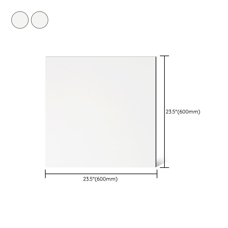 Square Ceramic Straight Edge Singular Tile No Pattern Bathroom Floor Clearhalo 'Floor Tiles & Wall Tiles' 'floor_tiles_wall_tiles' 'Flooring 'Home Improvement' 'home_improvement' 'home_improvement_floor_tiles_wall_tiles' Walls and Ceiling' 1200x1200_7014fda4-26b0-4ec8-8b76-ce7f4cdb2485