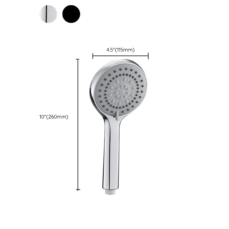 Contemporary Handheld Shower Head High Flow 5-Spray Patterns Wall-Mount Showerhead Clearhalo 'Bathroom Remodel & Bathroom Fixtures' 'Home Improvement' 'home_improvement' 'home_improvement_shower_heads' 'Shower Heads' 'shower_heads' 'Showers & Bathtubs Plumbing' 'Showers & Bathtubs' 1200x1200_70c263e0-b3cc-4e88-9b80-9f4428c9870a