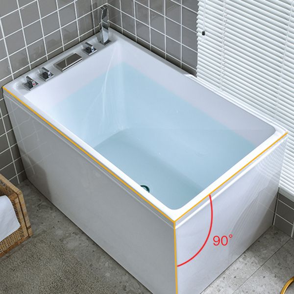 Freestanding Acrylic Bath Soaking White Modern Modern Center Bathtub Clearhalo 'Bathroom Remodel & Bathroom Fixtures' 'Bathtubs' 'Home Improvement' 'home_improvement' 'home_improvement_bathtubs' 'Showers & Bathtubs' 1200x1200_718359af-b045-4a33-8768-8b361e505264