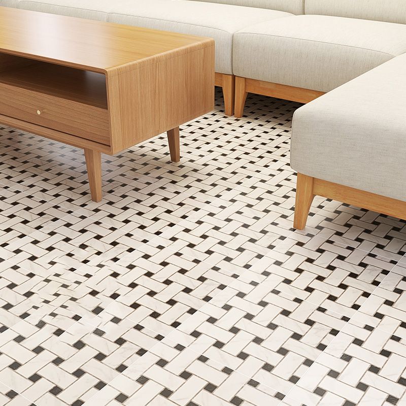 Modern Style Floor Tile Straight Edge Square Fabric Look Floor Tile Clearhalo 'Floor Tiles & Wall Tiles' 'floor_tiles_wall_tiles' 'Flooring 'Home Improvement' 'home_improvement' 'home_improvement_floor_tiles_wall_tiles' Walls and Ceiling' 1200x1200_71a3af04-70f1-46fe-9879-ca68a096df61