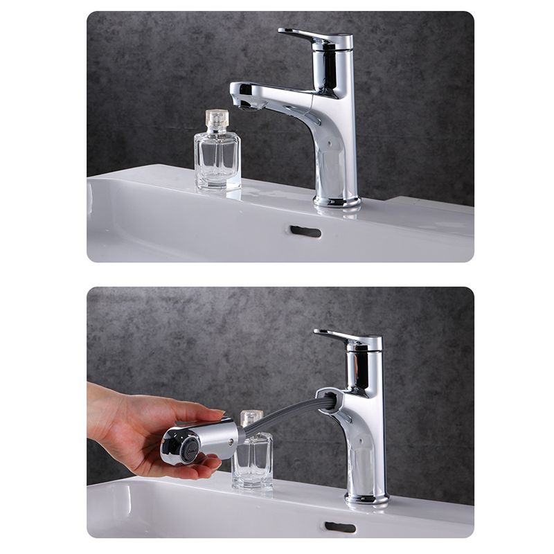 Contemporary Vessel Faucet Copper Pure Color Single Handle Retractable Vessel Faucet Clearhalo 'Bathroom Remodel & Bathroom Fixtures' 'Bathroom Sink Faucets' 'Bathroom Sinks & Faucet Components' 'bathroom_sink_faucets' 'Home Improvement' 'home_improvement' 'home_improvement_bathroom_sink_faucets' 1200x1200_71c7e521-1ebf-47f1-952b-476ad6b8ec3d