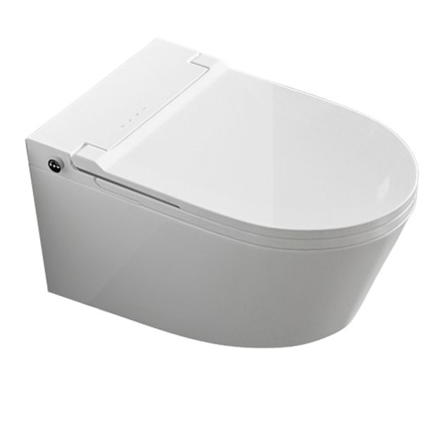 Ceramic Remote Control Included Elongated Contemporary Wall Mounted Bidet Clearhalo 'Bathroom Remodel & Bathroom Fixtures' 'Bidets' 'Home Improvement' 'home_improvement' 'home_improvement_bidets' 'Toilets & Bidets' 1200x1200_71cae475-adc7-4673-9409-9c0ccbb99d0e