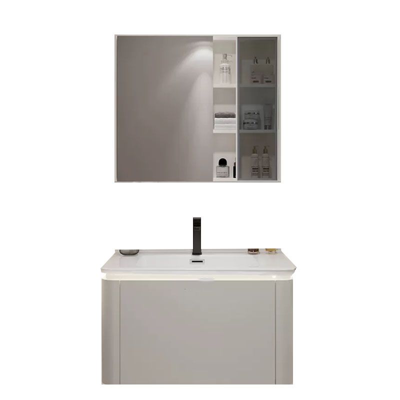 White Rectangular Single-Sink Open Console with Sink Set Sink Included Clearhalo 'Bathroom Remodel & Bathroom Fixtures' 'Bathroom Vanities' 'bathroom_vanities' 'Home Improvement' 'home_improvement' 'home_improvement_bathroom_vanities' 1200x1200_7203bf9b-ef3f-4f32-8fa8-e9e1d097abcb