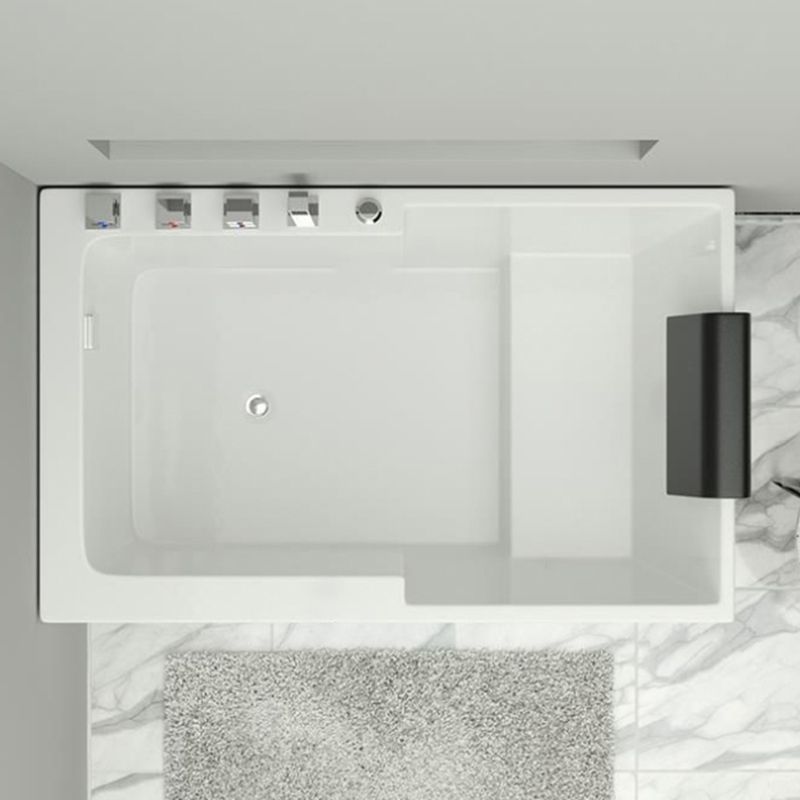 Modern Acrylic Rectangular Tub 29.53-inch Wide Soaking Bathtub Clearhalo 'Bathroom Remodel & Bathroom Fixtures' 'Bathtubs' 'Home Improvement' 'home_improvement' 'home_improvement_bathtubs' 'Showers & Bathtubs' 1200x1200_720cd6dd-be9f-494f-81b1-97be3cc41456