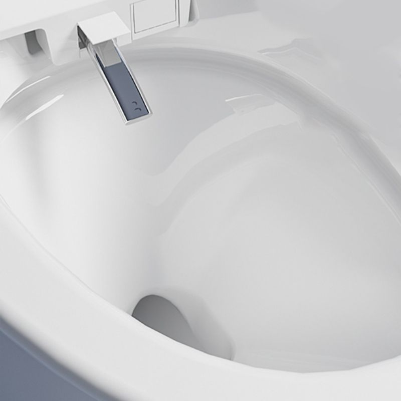 White Ceramic Contemporary Foot Sensor Elongated Heated Seat Floor Standing Bidet Clearhalo 'Bathroom Remodel & Bathroom Fixtures' 'Bidets' 'Home Improvement' 'home_improvement' 'home_improvement_bidets' 'Toilets & Bidets' 1200x1200_7264ee8d-ce8b-46e4-8965-f7e074a8a8d0