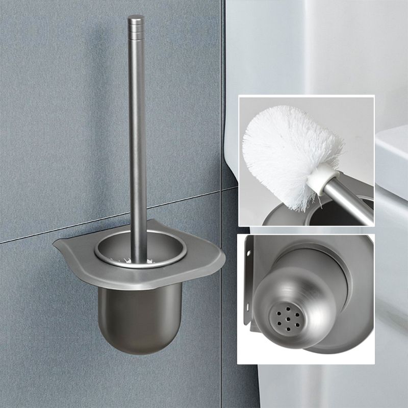 Contemporary Metal 5 - Piece Bathroom Accessory Set with Bath Shelf Clearhalo 'Bathroom Hardware Sets' 'Bathroom Hardware' 'Bathroom Remodel & Bathroom Fixtures' 'bathroom_hardware_sets' 'Home Improvement' 'home_improvement' 'home_improvement_bathroom_hardware_sets' 1200x1200_72687a41-d8e3-41d8-8c1c-32cd8927c226