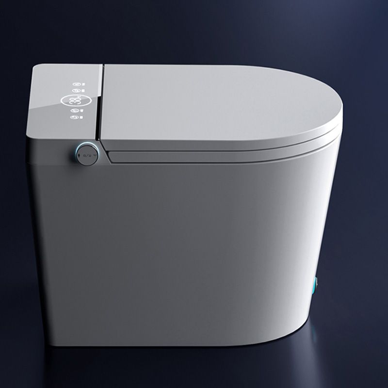 Elongated with Heated Seat Foot Sensor Contemporary Ceramic Floor Mount Bidet Clearhalo 'Bathroom Remodel & Bathroom Fixtures' 'Bidets' 'Home Improvement' 'home_improvement' 'home_improvement_bidets' 'Toilets & Bidets' 1200x1200_726d784c-4987-48e2-bd34-6958665109db