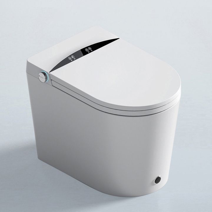 Modern Siphon Jet One Piece Toilet Bowl Heated Seat White Urine Toilet with Toilet Seat Clearhalo 'Bathroom Remodel & Bathroom Fixtures' 'Home Improvement' 'home_improvement' 'home_improvement_toilets' 'Toilets & Bidets' 'Toilets' 1200x1200_731a0f14-4ff6-4fc7-8979-9d40924e65cb