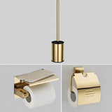 Polished Brass Classic Bathroom Accessory with Bath Shelf/Towel Bar & Paper Holder Clearhalo 'Bathroom Hardware Sets' 'Bathroom Hardware' 'Bathroom Remodel & Bathroom Fixtures' 'bathroom_hardware_sets' 'Home Improvement' 'home_improvement' 'home_improvement_bathroom_hardware_sets' 1200x1200_736da9c4-5b45-4a30-90a3-fe37c888f1e3