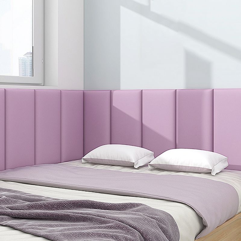 Upholstered Wall Panel Whole Colored PU Leather Waterproof Children's Room Wall Panel Clearhalo 'Flooring 'Home Improvement' 'home_improvement' 'home_improvement_wall_paneling' 'Wall Paneling' 'wall_paneling' 'Walls & Ceilings' Walls and Ceiling' 1200x1200_73ba3fdc-fe62-4d05-bc9a-57be5d76f576