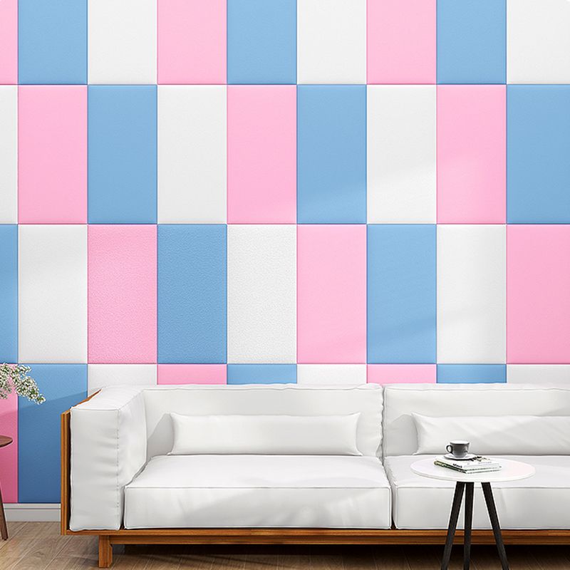 Color Blocking 3D Embossed Wall Panel Self-Adhesive Foam Indoor Wall Tile Clearhalo 'Flooring 'Home Improvement' 'home_improvement' 'home_improvement_wall_paneling' 'Wall Paneling' 'wall_paneling' 'Walls & Ceilings' Walls and Ceiling' 1200x1200_73bb3ad1-b83d-41fd-aa31-300a6184e1e1