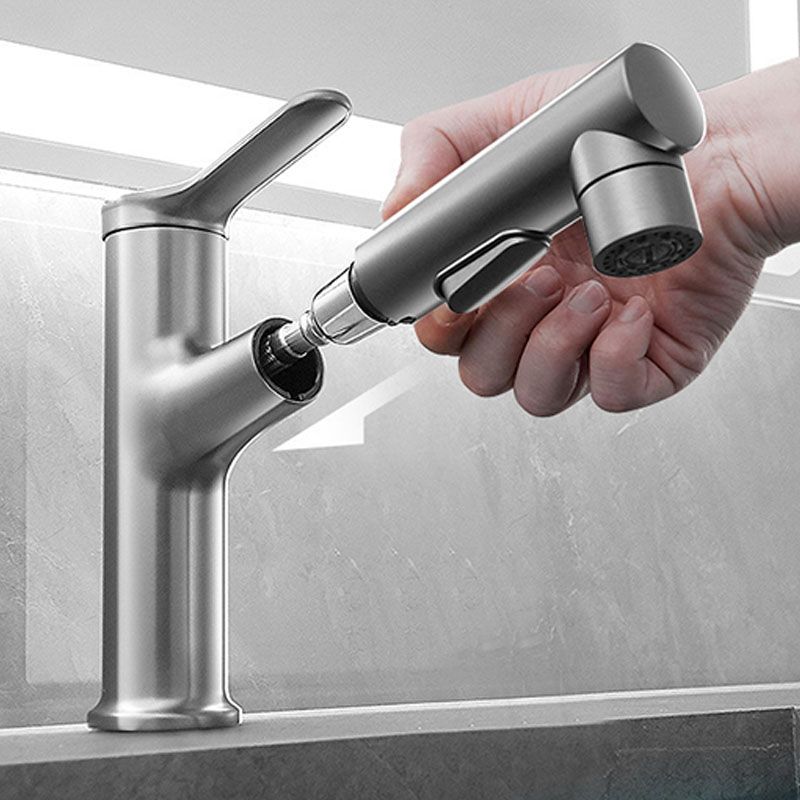 Modern Vessel Faucet Brass Single Handle Low Arc Vessel Faucet for Home Clearhalo 'bathroom_sink_faucets' 'Conjunta de Baño y Conjunta de Grifo' 'Coronamiento de Baño y Dispositivo de Baño' 'Grifo del lavabo del baño' 'Hogar' 'home_improvement' 'home_improvement_bathroom_sink_faucets' 'Mejoras para el hogar' 1200x1200_73c3678a-9fce-4b43-b842-431ff156507c