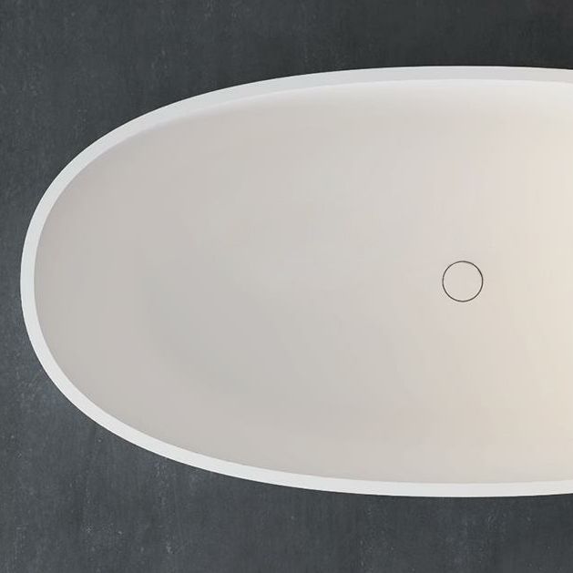 22.05-inch Tall Stone Oval Bathtub Soaking Freestanding Bath Clearhalo 'Bathroom Remodel & Bathroom Fixtures' 'Bathtubs' 'Home Improvement' 'home_improvement' 'home_improvement_bathtubs' 'Showers & Bathtubs' 1200x1200_73f1968a-4b9e-42ba-bab5-dca3865b7c60