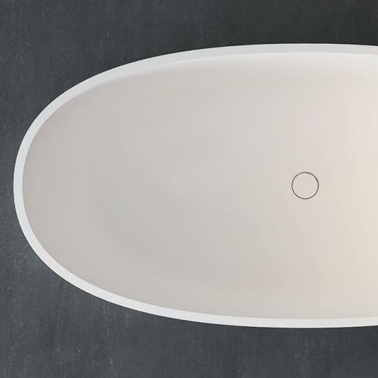 22.05-inch Tall Stone Oval Bathtub Soaking Freestanding Bath Clearhalo 'Bathroom Remodel & Bathroom Fixtures' 'Bathtubs' 'Home Improvement' 'home_improvement' 'home_improvement_bathtubs' 'Showers & Bathtubs' 1200x1200_73f1968a-4b9e-42ba-bab5-dca3865b7c60