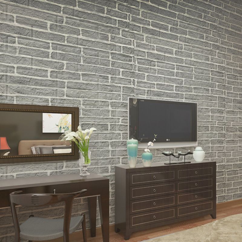 Farmhouse Wall Plank 3D Brick Bedroom and Living Room Wall Panels Set of 2 Clearhalo 'Flooring 'Home Improvement' 'home_improvement' 'home_improvement_wall_paneling' 'Wall Paneling' 'wall_paneling' 'Walls & Ceilings' Walls and Ceiling' 1200x1200_73fd9d8c-1a6e-4a8e-a8aa-38ecd5892147