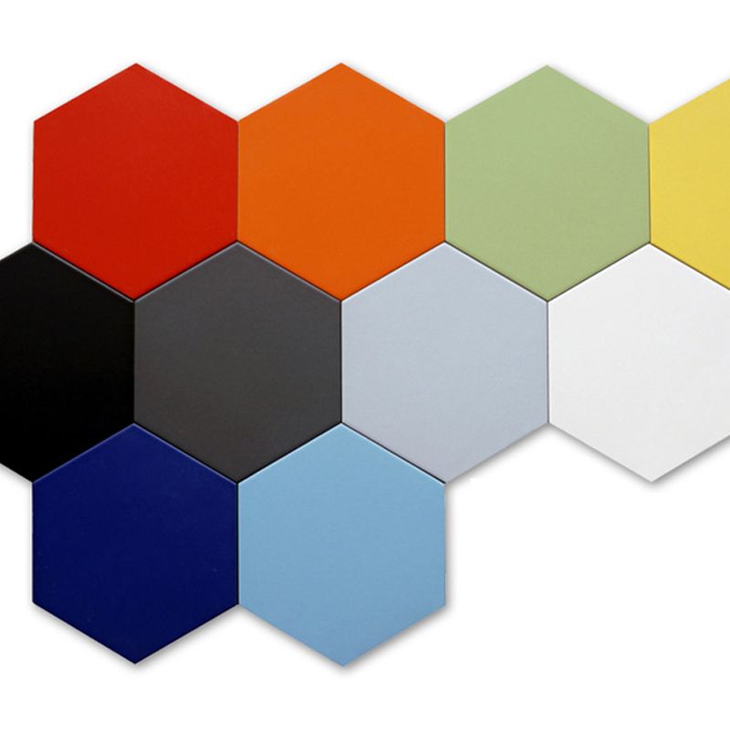 Contemporary Style Waterproof Floor Tile Straight Edge Hexagon Floor Tile Clearhalo 'Floor Tiles & Wall Tiles' 'floor_tiles_wall_tiles' 'Flooring 'Home Improvement' 'home_improvement' 'home_improvement_floor_tiles_wall_tiles' Walls and Ceiling' 1200x1200_7431b2e4-9490-47aa-834b-a52838f9dafe