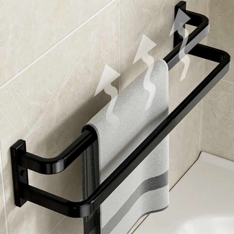 Modern Bathroom Set Towel Bar Paper Holder Black Bathroom Accessory Kit Clearhalo 'Bathroom Hardware Sets' 'Bathroom Hardware' 'Bathroom Remodel & Bathroom Fixtures' 'bathroom_hardware_sets' 'Home Improvement' 'home_improvement' 'home_improvement_bathroom_hardware_sets' 1200x1200_746980cd-abe5-41ca-9f2d-e7cb0d0dd72c