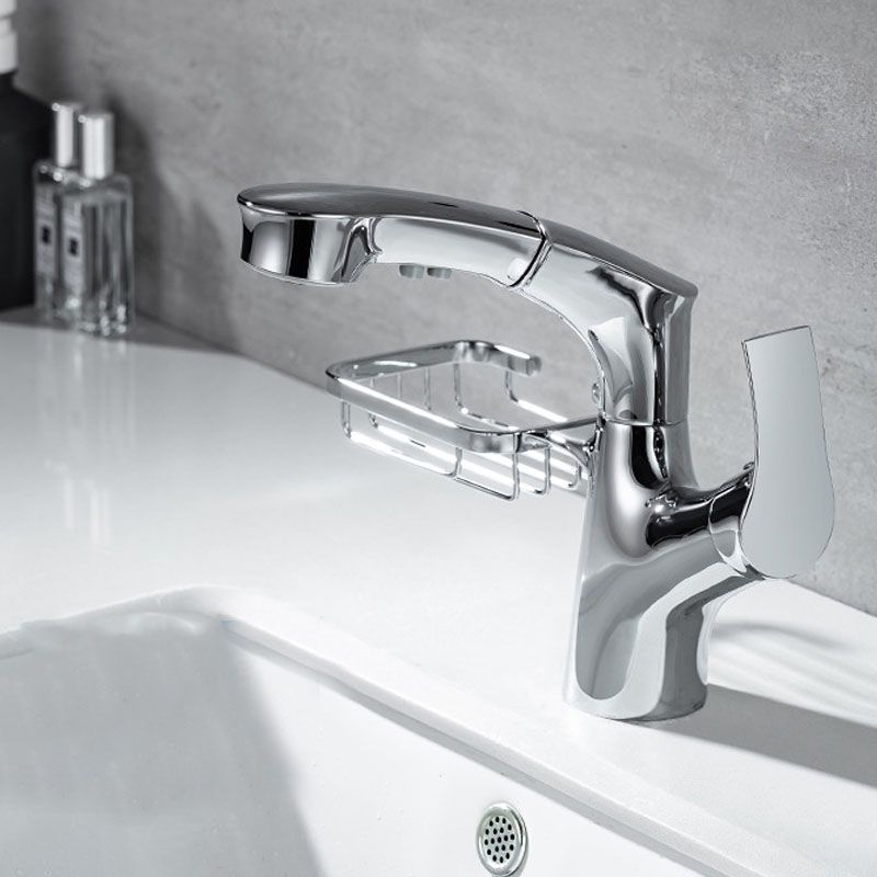 Industrial Sink Faucet Solid Color Centerset Bathroom Sink Faucet with Drain Assembly Clearhalo 'bathroom_sink_faucets' 'Conjunta de Baño y Conjunta de Grifo' 'Coronamiento de Baño y Dispositivo de Baño' 'Grifo del lavabo del baño' 'Hogar' 'home_improvement' 'home_improvement_bathroom_sink_faucets' 'Mejoras para el hogar' 1200x1200_74ef105a-8cb1-456e-a30e-bb16998cb720