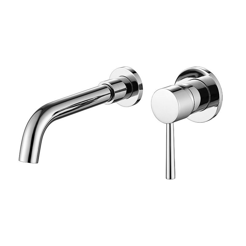 Wall Mounted Faucests Single Lever Handle Faucets for Bathroom Clearhalo 'Bathroom Remodel & Bathroom Fixtures' 'Bathroom Sink Faucets' 'Bathroom Sinks & Faucet Components' 'bathroom_sink_faucets' 'Home Improvement' 'home_improvement' 'home_improvement_bathroom_sink_faucets' 1200x1200_74f58e8c-c42f-4ab2-a04e-4de2815e1610
