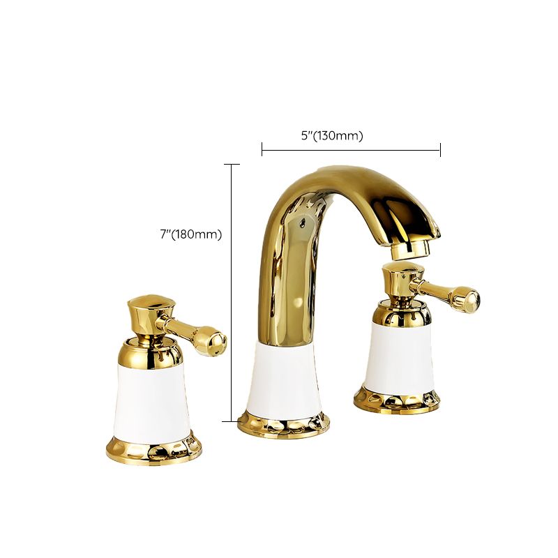 Glam Bath Faucet Trim Deck Mounted Lever Handle Swivel Spout Bathtub Faucet Clearhalo 'Bathroom Remodel & Bathroom Fixtures' 'Bathtub Faucets' 'bathtub_faucets' 'Home Improvement' 'home_improvement' 'home_improvement_bathtub_faucets' 1200x1200_74fc42e8-3f34-4db1-b932-20c6ec8e5715