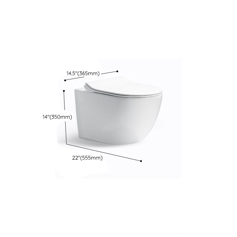 Modern White Siphon Jet Flush Toilet One-Piece Wall-mount Toilet for Bathroom Clearhalo 'Bathroom Remodel & Bathroom Fixtures' 'Home Improvement' 'home_improvement' 'home_improvement_toilets' 'Toilets & Bidets' 'Toilets' 1200x1200_7502839a-e312-4f34-b733-74342ef6b392