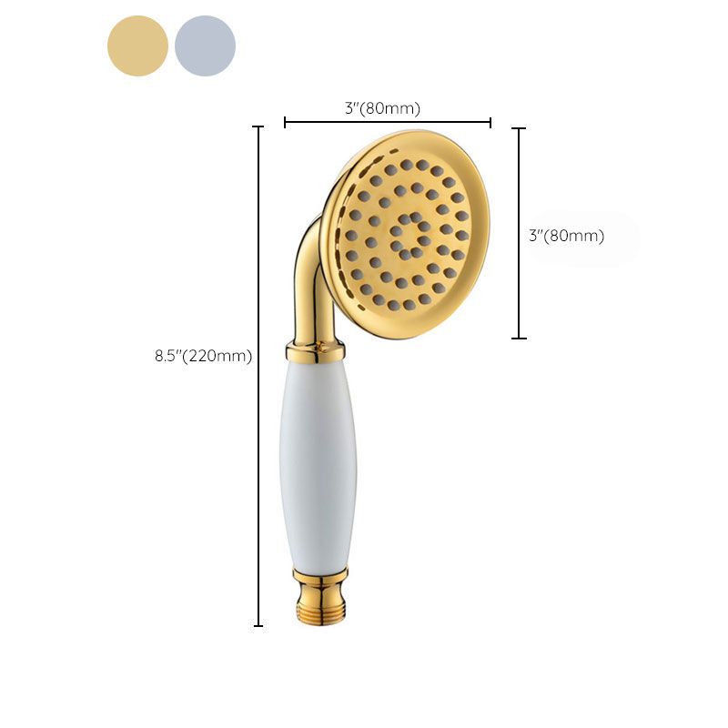 All-Copper Single-Function Handheld Shower Head European-Style Antique Rain Shower Head Clearhalo 'Bathroom Remodel & Bathroom Fixtures' 'Home Improvement' 'home_improvement' 'home_improvement_shower_heads' 'Shower Heads' 'shower_heads' 'Showers & Bathtubs Plumbing' 'Showers & Bathtubs' 1200x1200_75483283-9c2c-491b-804f-03cee8cf2851