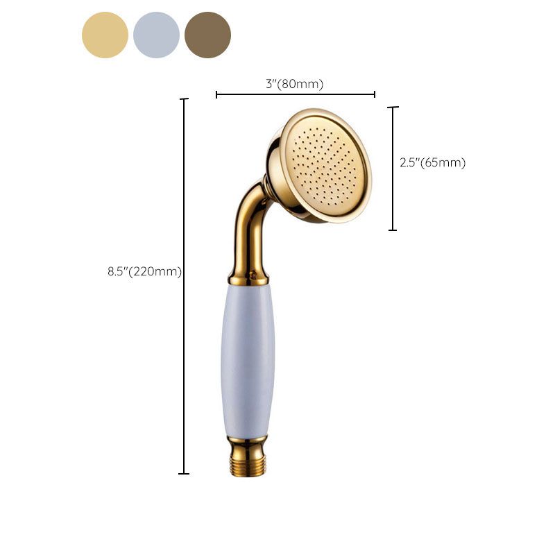 All-Copper Single-Function Handheld Shower Head European-Style Antique Rain Shower Head Clearhalo 'Bathroom Remodel & Bathroom Fixtures' 'Home Improvement' 'home_improvement' 'home_improvement_shower_heads' 'Shower Heads' 'shower_heads' 'Showers & Bathtubs Plumbing' 'Showers & Bathtubs' 1200x1200_755b0844-ef24-4b54-8297-2e92c5c264fd