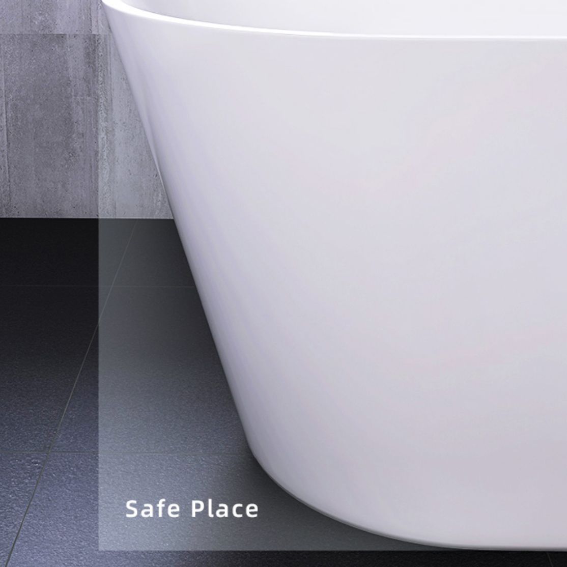 Modern White Stand Alone Bathtub Oval Acrylic Soaking Bathtub without Holes Clearhalo 'Bathroom Remodel & Bathroom Fixtures' 'Bathtubs' 'Home Improvement' 'home_improvement' 'home_improvement_bathtubs' 'Showers & Bathtubs' 1200x1200_7579bd75-0024-4c76-a7f0-908d1fe5e825