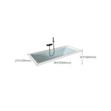 Modern Acrylic Embedded Bathtub Rectangle with Drain Bath Tub and Overflow Hole Clearhalo 'Bathroom Remodel & Bathroom Fixtures' 'Bathtubs' 'Home Improvement' 'home_improvement' 'home_improvement_bathtubs' 'Showers & Bathtubs' 1200x1200_7594aea7-f712-45f6-9b0d-a211a607c55f