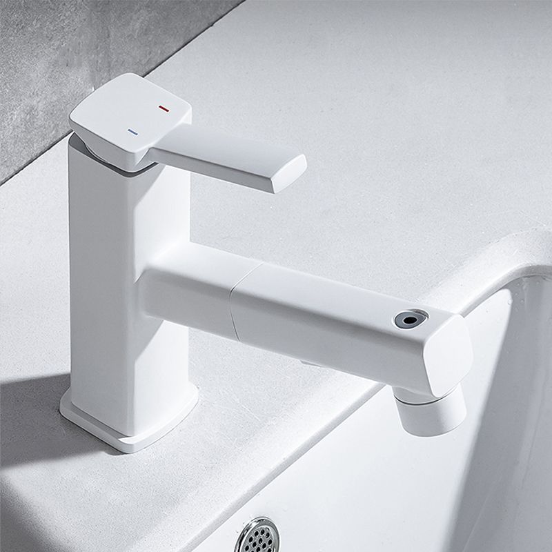 Lever Handle Faucet Pull-out Vessel Sink Faucet with Swivel Spout Clearhalo 'Bathroom Remodel & Bathroom Fixtures' 'Bathroom Sink Faucets' 'Bathroom Sinks & Faucet Components' 'bathroom_sink_faucets' 'Home Improvement' 'home_improvement' 'home_improvement_bathroom_sink_faucets' 1200x1200_763acd5a-a20a-4cca-aa0b-f5e52e6a7771