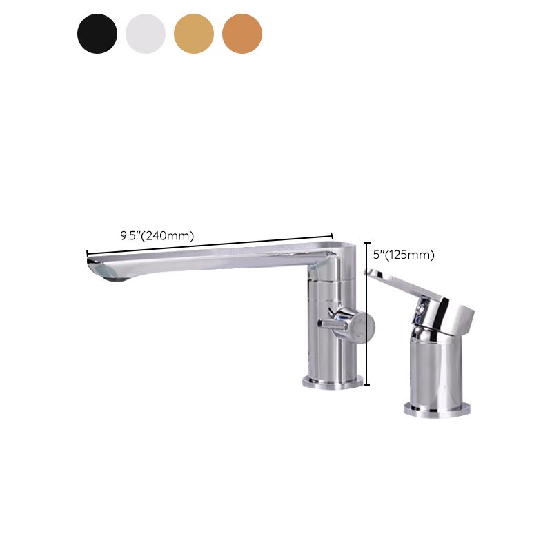 Bathroom Faucet Rod Handle Temperature Control Bathtub Faucet Clearhalo 'Bathroom Remodel & Bathroom Fixtures' 'Bathtub Faucets' 'bathtub_faucets' 'Home Improvement' 'home_improvement' 'home_improvement_bathtub_faucets' 1200x1200_76446572-6c22-4066-90d8-6c7033532745