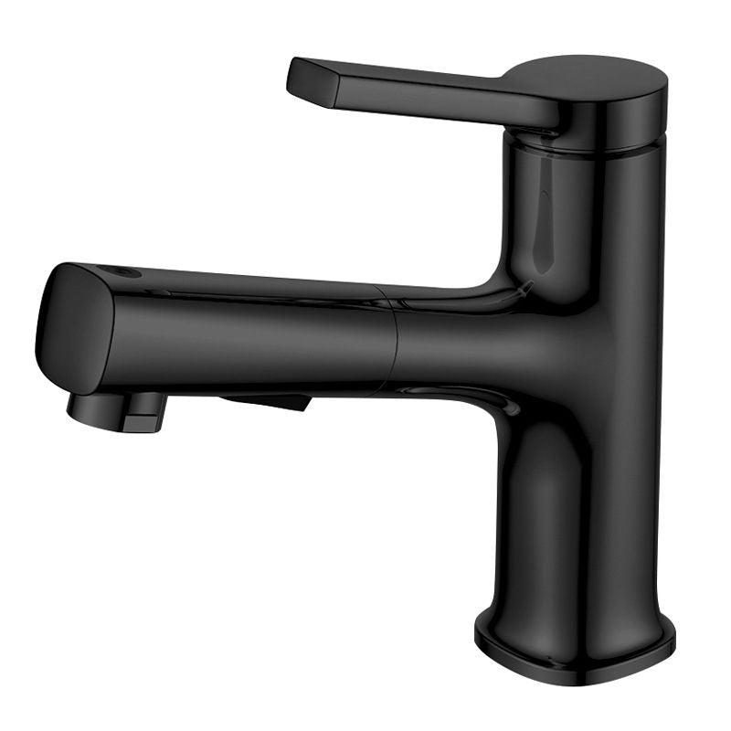 Circular Contemporary Bathroom Faucet Lever Handle Faucet with Single Hole Clearhalo 'Bathroom Remodel & Bathroom Fixtures' 'Bathroom Sink Faucets' 'Bathroom Sinks & Faucet Components' 'bathroom_sink_faucets' 'Home Improvement' 'home_improvement' 'home_improvement_bathroom_sink_faucets' 1200x1200_76527f1f-3520-42ae-9584-47cfab4c14d1