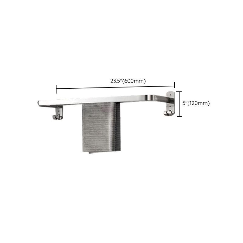 Modern Polished Chrome Bathroom Accessory Set in Stainless Steel Clearhalo 'Bathroom Hardware Sets' 'Bathroom Hardware' 'Bathroom Remodel & Bathroom Fixtures' 'bathroom_hardware_sets' 'Home Improvement' 'home_improvement' 'home_improvement_bathroom_hardware_sets' 1200x1200_76735c9b-c9b4-4640-9164-2fd7678f4e87