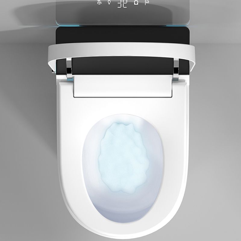 White All-In-One Smart Toilet Seat with Wireless Remote Control Clearhalo 'Bathroom Remodel & Bathroom Fixtures' 'Bidets' 'Home Improvement' 'home_improvement' 'home_improvement_bidets' 'Toilets & Bidets' 1200x1200_76bf336d-ef5c-4327-882d-a8575ee094af