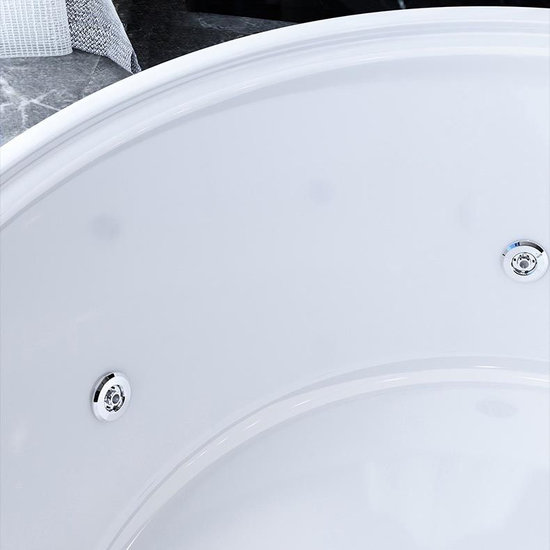 Modern Round Freestanding Bathtub Acrylic White Bath Tub for Home Clearhalo 'Bathroom Remodel & Bathroom Fixtures' 'Bathtubs' 'Home Improvement' 'home_improvement' 'home_improvement_bathtubs' 'Showers & Bathtubs' 1200x1200_76d4b4fe-2596-4b73-8664-049bc29671ce