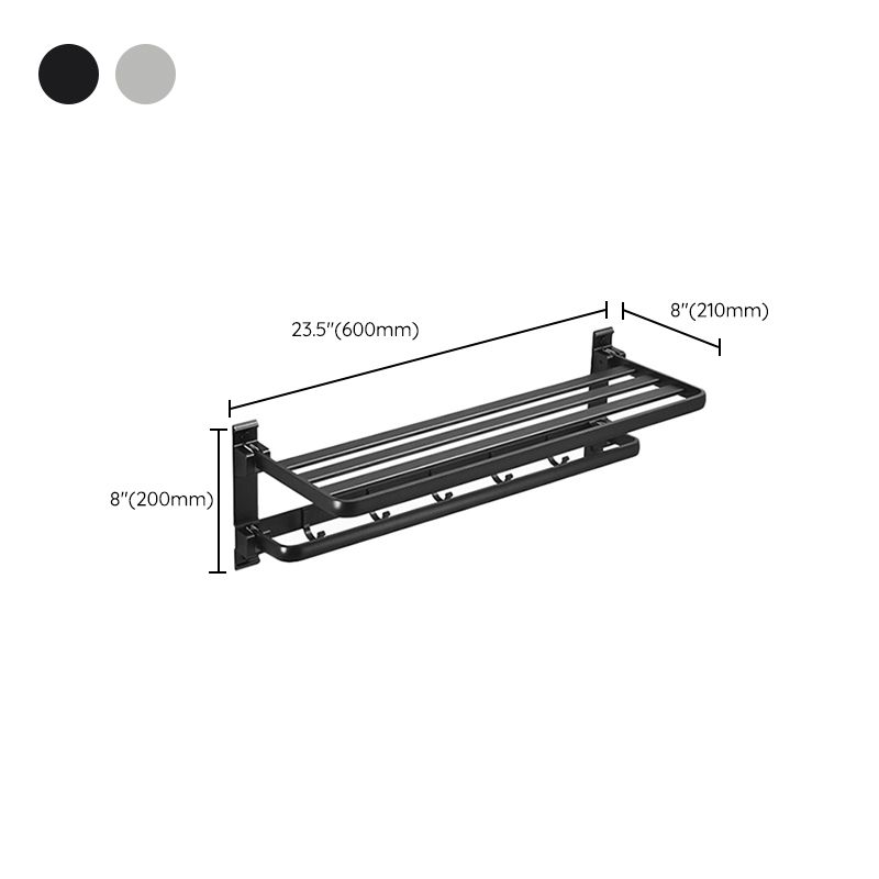 Modern Bathroom Set Paper Holder 5 - Piece Bathroom Hardware Set Clearhalo 'Bathroom Hardware Sets' 'Bathroom Hardware' 'Bathroom Remodel & Bathroom Fixtures' 'bathroom_hardware_sets' 'Home Improvement' 'home_improvement' 'home_improvement_bathroom_hardware_sets' 1200x1200_76d7aa51-f6e9-4df0-b5b3-2e6b215cc7d1