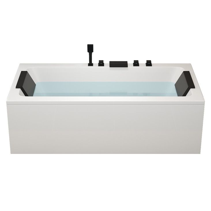 Back to Wall Soaking Antique Finish Bath Rectangular Modern Bath Tub Clearhalo 'Bathroom Remodel & Bathroom Fixtures' 'Bathtubs' 'Home Improvement' 'home_improvement' 'home_improvement_bathtubs' 'Showers & Bathtubs' 1200x1200_76ebe40c-4e45-41bb-8d2d-f5335b36ffc0