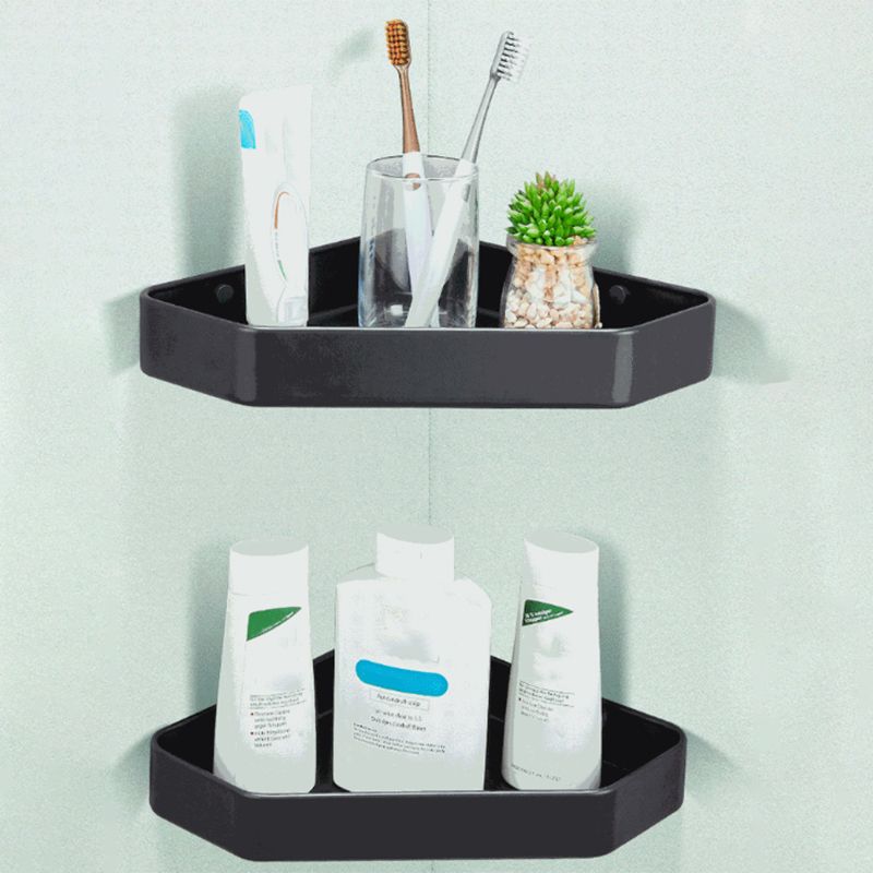 Modern Bathroom Accessory Set Matte Black/Gray Bath Shelf/Towel Bar & Paper Holder Clearhalo 'Bathroom Hardware Sets' 'Bathroom Hardware' 'Bathroom Remodel & Bathroom Fixtures' 'bathroom_hardware_sets' 'Home Improvement' 'home_improvement' 'home_improvement_bathroom_hardware_sets' 1200x1200_774aa13c-4f3f-4ef9-b6eb-68b5d4abc1aa