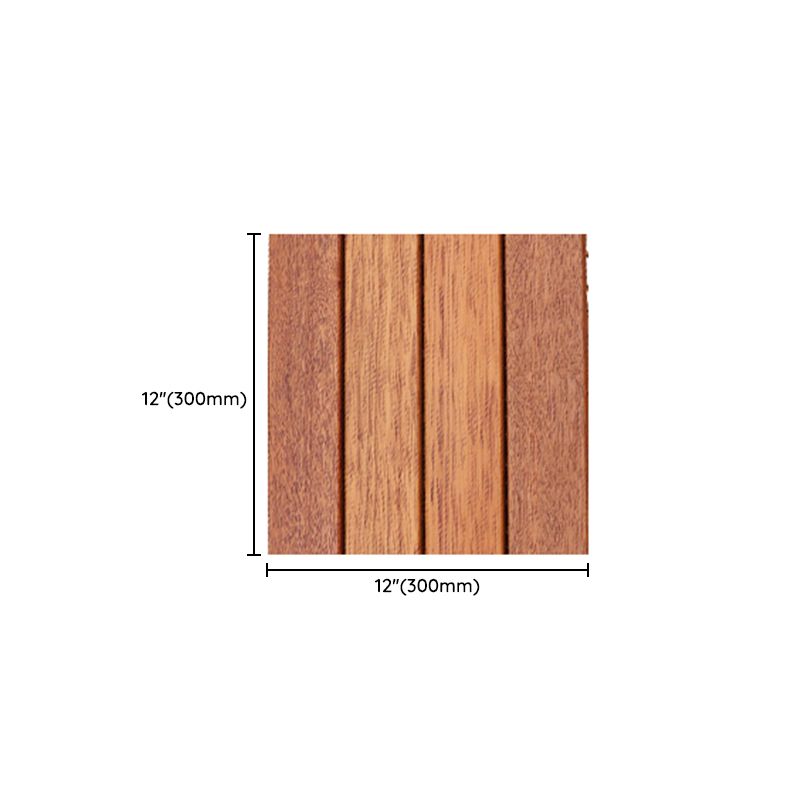 Tradition Teak Floor Tile Water Resistant Click Lock Wooden Floor for Patio Garden Clearhalo 'Flooring 'Hardwood Flooring' 'hardwood_flooring' 'Home Improvement' 'home_improvement' 'home_improvement_hardwood_flooring' Walls and Ceiling' 1200x1200_77749c9f-c48f-47c3-a1c2-f8ae4521872b