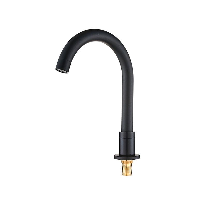 Contemporary Bathroom Faucet Deck Mounted Copper Low Arc Swivel Roman Tub Faucet Set Clearhalo 'Bathroom Remodel & Bathroom Fixtures' 'Bathtub Faucets' 'bathtub_faucets' 'Home Improvement' 'home_improvement' 'home_improvement_bathtub_faucets' 1200x1200_7787df10-300f-43ef-96fa-5e82967da6ad