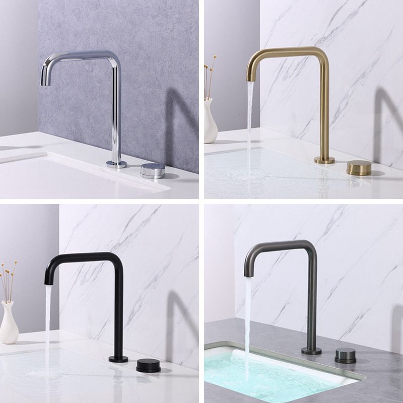 Vessel Sink Bathroom Faucet Knob Handle Swivel Spout High-Arc Vessel Faucet Clearhalo 'Bathroom Remodel & Bathroom Fixtures' 'Bathroom Sink Faucets' 'Bathroom Sinks & Faucet Components' 'bathroom_sink_faucets' 'Home Improvement' 'home_improvement' 'home_improvement_bathroom_sink_faucets' 1200x1200_77900023-5e63-43cf-adec-b9e499c4ce3a