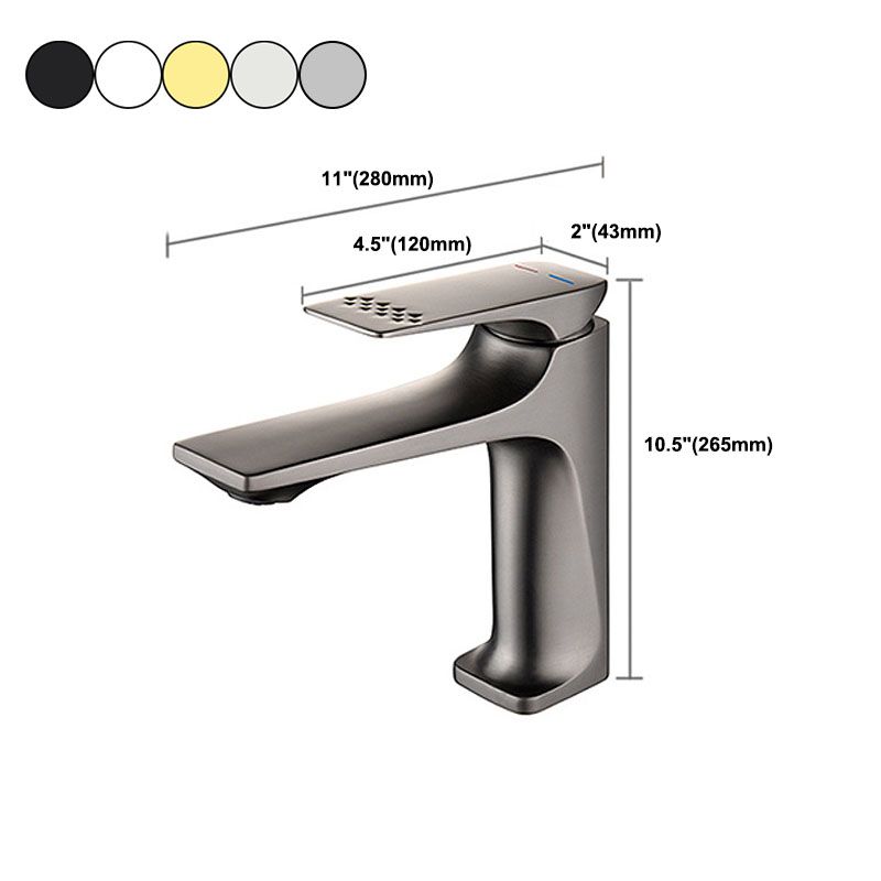 Glam Centerset Faucet Pure Color Basin Lavatory Faucet for Bathroom Clearhalo 'Bathroom Remodel & Bathroom Fixtures' 'Bathroom Sink Faucets' 'Bathroom Sinks & Faucet Components' 'bathroom_sink_faucets' 'Home Improvement' 'home_improvement' 'home_improvement_bathroom_sink_faucets' 1200x1200_77b61c73-fe52-49ad-b982-82a2dde3f072