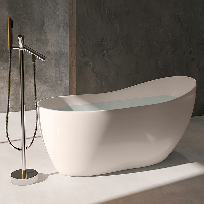 Modern Style Freestanding Soaking Bathtub Single Slipper Acrylic Bathtub for Bathroom Clearhalo 'Bathroom Remodel & Bathroom Fixtures' 'Bathtubs' 'Home Improvement' 'home_improvement' 'home_improvement_bathtubs' 'Showers & Bathtubs' 1200x1200_77bcaf53-b882-46c3-a190-4281b31aa74c