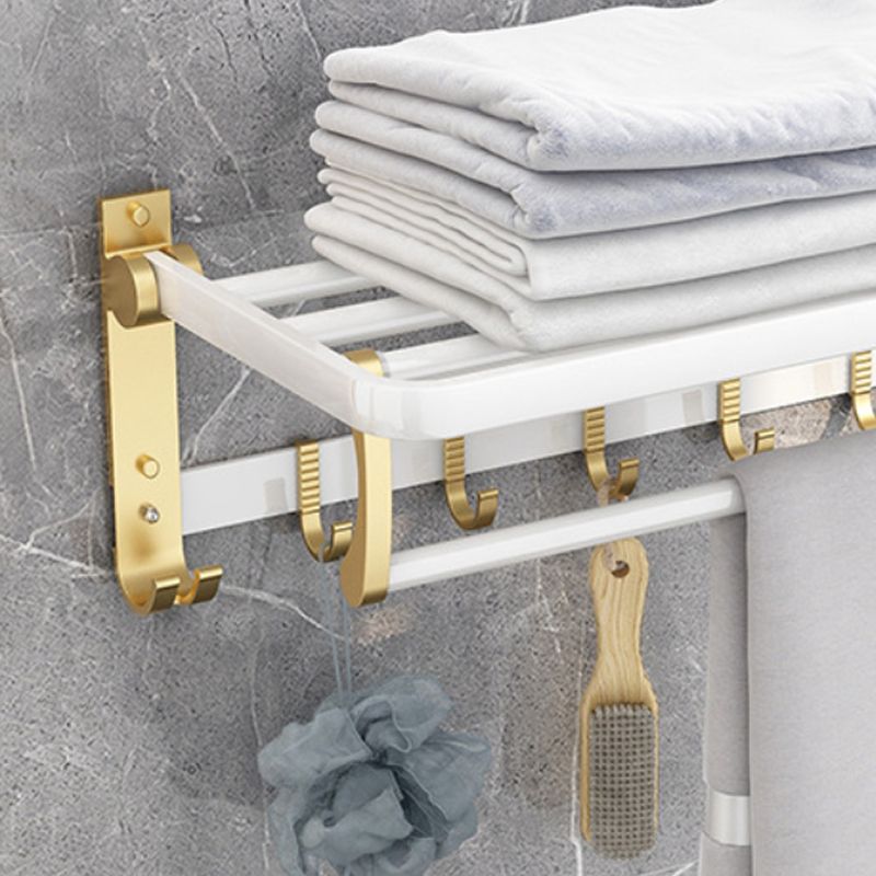 Modern Bath Hardware Set Bath Shelf Towel Bar Bathroom Accessories Hardware Set Clearhalo 'Bathroom Hardware Sets' 'Bathroom Hardware' 'Bathroom Remodel & Bathroom Fixtures' 'bathroom_hardware_sets' 'Home Improvement' 'home_improvement' 'home_improvement_bathroom_hardware_sets' 1200x1200_77dc46cb-bbf0-40f2-bd29-457a8455210a