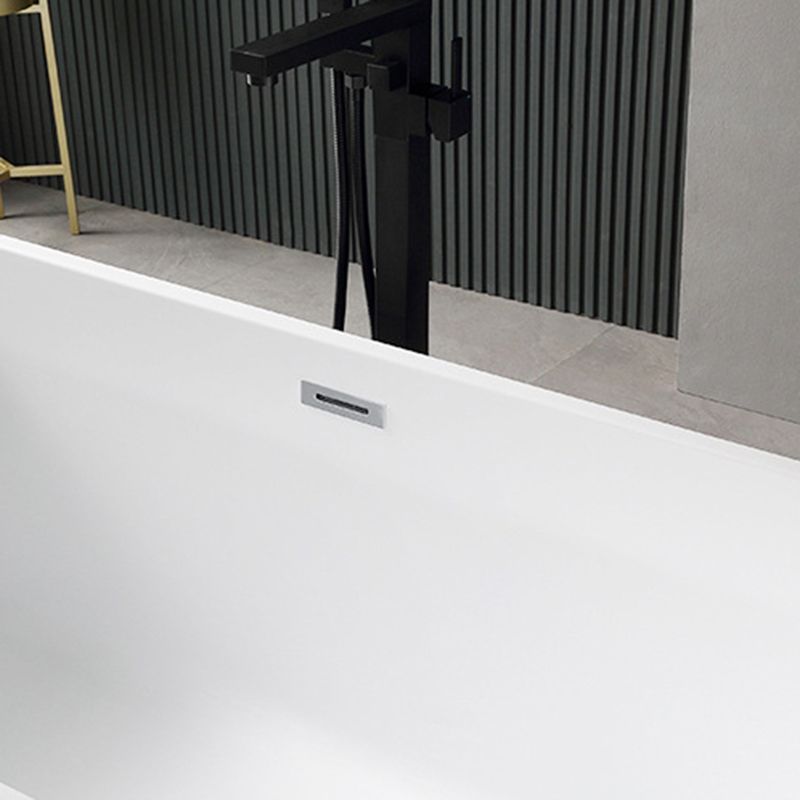 Flat bottom Acrylic Bathtub Soaking White Internal Drain Tub Clearhalo 'Bathroom Remodel & Bathroom Fixtures' 'Bathtubs' 'Home Improvement' 'home_improvement' 'home_improvement_bathtubs' 'Showers & Bathtubs' 1200x1200_77ef2f84-847d-403c-b1d1-3ee13fc891e8