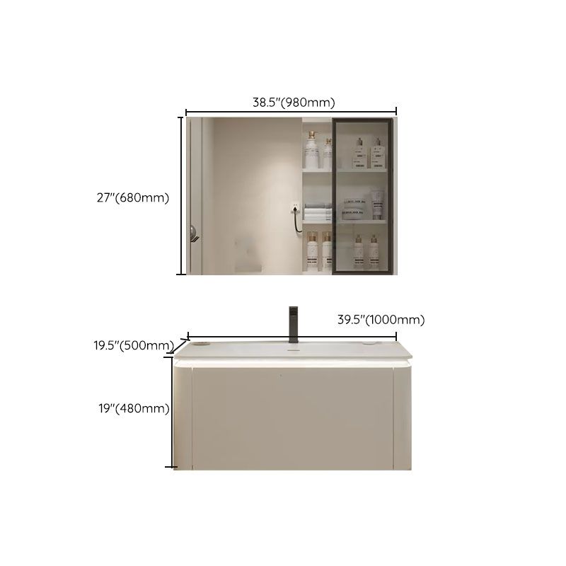 Wall Mounted Standard White Single-Sink Open Console with Sink Set Clearhalo 'Bathroom Remodel & Bathroom Fixtures' 'Bathroom Vanities' 'bathroom_vanities' 'Home Improvement' 'home_improvement' 'home_improvement_bathroom_vanities' 1200x1200_7847fe32-2430-4d2f-b479-b47a6c064a81