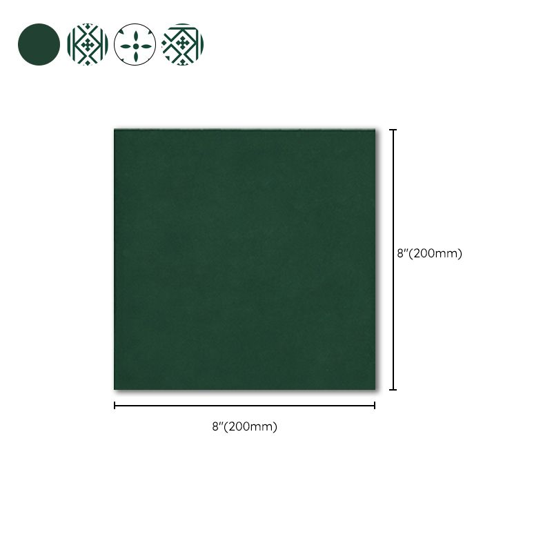 Matte Singular Tile Ceramic Square Shape Singular Tile for Bathroom Clearhalo 'Floor Tiles & Wall Tiles' 'floor_tiles_wall_tiles' 'Flooring 'Home Improvement' 'home_improvement' 'home_improvement_floor_tiles_wall_tiles' Walls and Ceiling' 1200x1200_785aa6f9-af37-4059-ac5b-59091ae7f18b