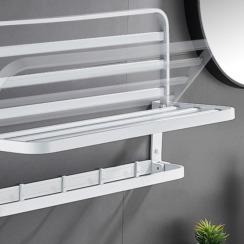 Modern Bathroom Accessory Kit Towel Bar Bath Shelf White Bathroom Accessory Set Clearhalo 'Bathroom Hardware Sets' 'Bathroom Hardware' 'Bathroom Remodel & Bathroom Fixtures' 'bathroom_hardware_sets' 'Home Improvement' 'home_improvement' 'home_improvement_bathroom_hardware_sets' 1200x1200_78807177-3415-449b-b568-5101f0c32aed