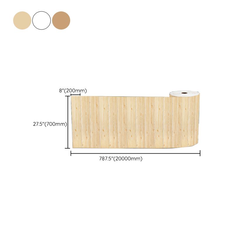 Contemporary Waterproof Wainscoting 1 Piece PVC Shiplap for Indoors Clearhalo 'Flooring 'Home Improvement' 'home_improvement' 'home_improvement_wall_paneling' 'Wall Paneling' 'wall_paneling' 'Walls & Ceilings' Walls and Ceiling' 1200x1200_78a2cce4-f5fa-43fa-b8af-6373f42cbacf